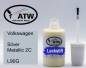 Preview: Volkswagen, Silver Metallic 2C, L90G: 20ml Lackstift, von ATW Autoteile West.